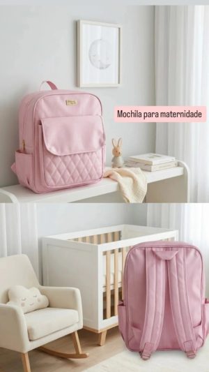 Mochila para maternidade menina
