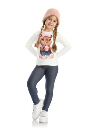 Conjunto menina Capivara Tiki liki blusa e calça