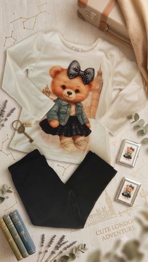 Conjunto com legging Alekids(Tiki Liki)
Tam 2