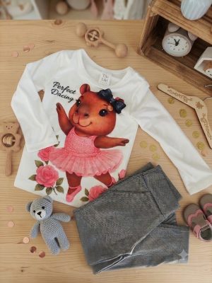 Conjunto com legging Alekids(Tiki Liki)
Tam 1