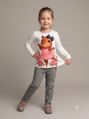 Conjunto com legging Alekids(Tiki Liki)
Tam 1